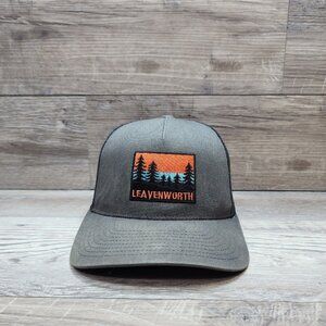 Leavenworth Snapback Hat Cap Aduly Mens Trucker Hike Washington Blewett Town